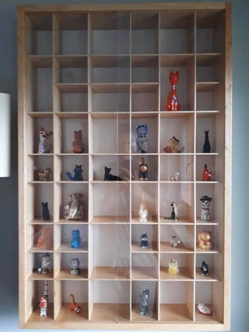 Gablota na modele na zamowienie figurki witryna
